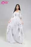  TDN0004 Trang Phục Hoá Trang Cô Dâu Ma - Trắng 