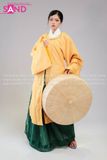  TCD0301 Áo Tứ Điên Vải Sa Hàn Màu Vàng 