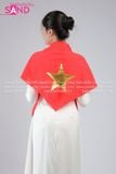  DPK0403 Khăn Cờ Việt Nam - Khăn Quàng Đỏ Ngôi Sao Vàng Nhũ 