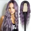  DPT0703 Tóc Giả Lace Front Màu Purple Ombre - Sóng Dài Quyến Rũ - Tím 