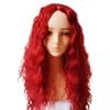  DPT0413 Tóc giả Cosplay Xoăn Dài Màu Đỏ Ngắn 
