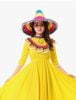 TDN0308 Phụ Kiện Mũ Rộng Vành Phong Cách Mexico (Sombrero)