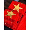  DPK0403 Khăn Cờ Việt Nam - Khăn Quàng Đỏ Ngôi Sao Vàng Nhũ 