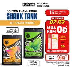Xịt Thơm Miệng PlayAh! Kissing Spray - Hương Ectasy Mint Sảng Khoái / Passion Martini Quyến Rũ 18ml
