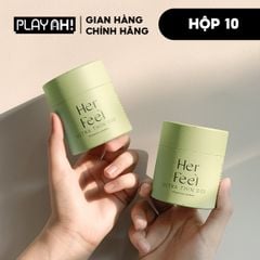 Bao cao su PlayAh Her Feel Ultra Thin 0.03 Hộp 10 Size 52mm Siêu Mỏng Nhiều Gel Cao Cấp