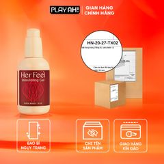 Gel bôi trơn Her Feel ấm nóng tăng khoái cảm nữ giới Stimulating Gel 70ml