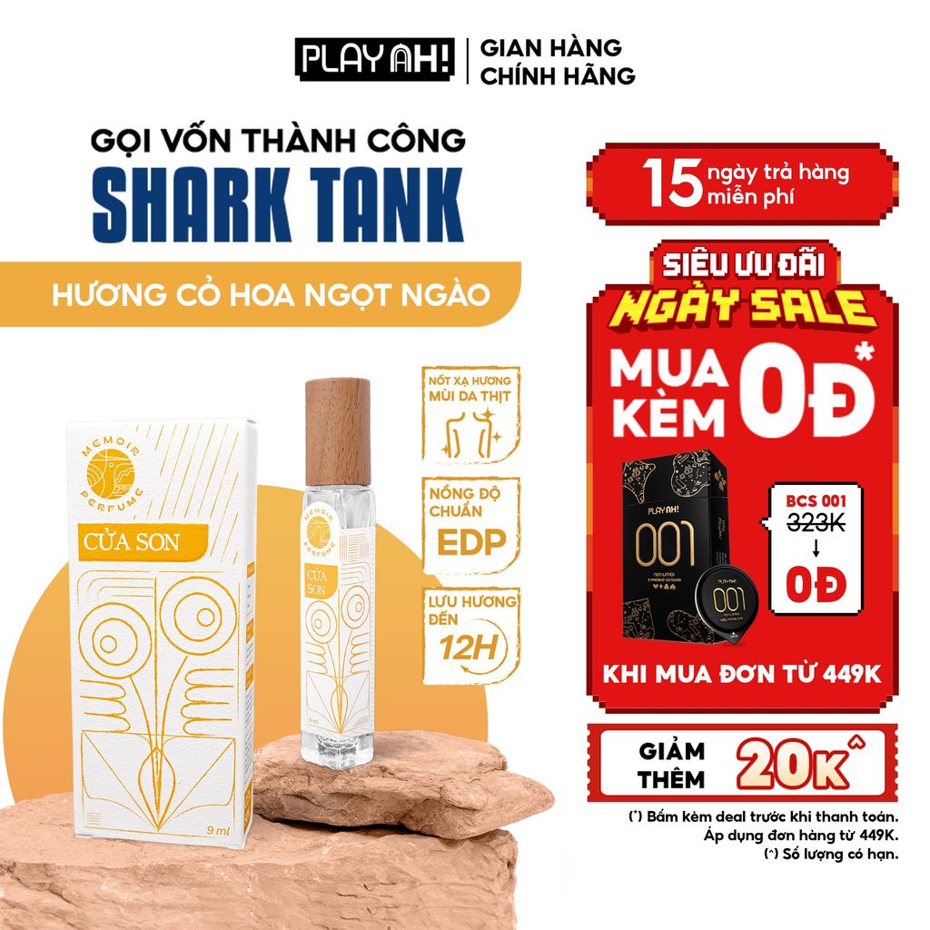 Nước Hoa PlayAh! Memoir Eau De Parfum - Hương Đánh Đu/Cửa Son 9ml