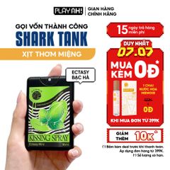 Xịt Thơm Miệng PlayAh! Kissing Spray - Hương Ectasy Mint Sảng Khoái / Passion Martini Quyến Rũ 18ml