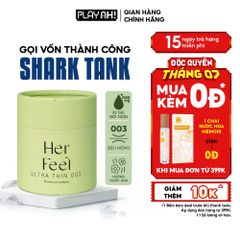 Bao cao su PlayAh Her Feel Ultra Thin 0.03 Hộp 10 Size 52mm Siêu Mỏng Nhiều Gel Cao Cấp