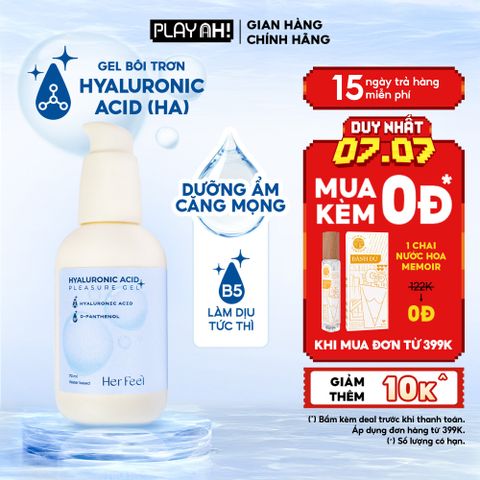 Gel Bôi Trơn Gốc Nước Her Feel HA Pleasure Gel Dưỡng Ẩm Cao Cấp 70ml