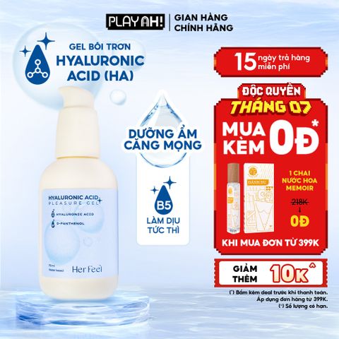 Gel Bôi Trơn Gốc Nước Her Feel HA Pleasure Gel Dưỡng Ẩm Cao Cấp 70ml