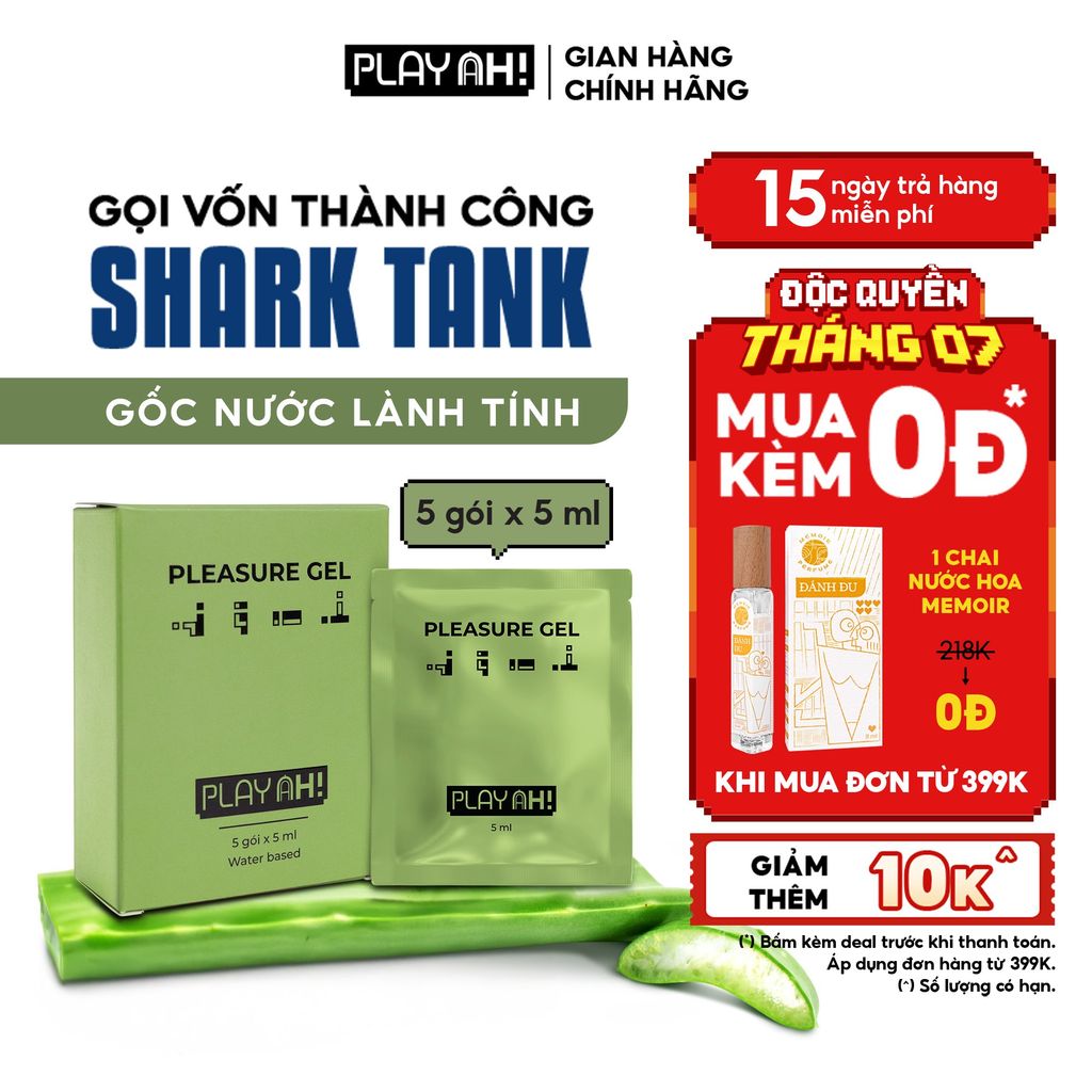 Gel Bôi Trơn PlayAh Gốc Nước Pleasure Gel 100ml