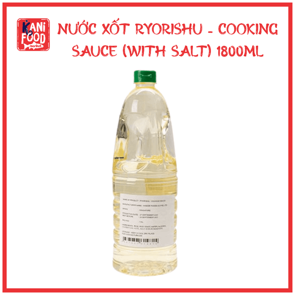 NƯỚC XỐT RYORISHU - COOKING SAUCE (WITH SALT) 1800ML