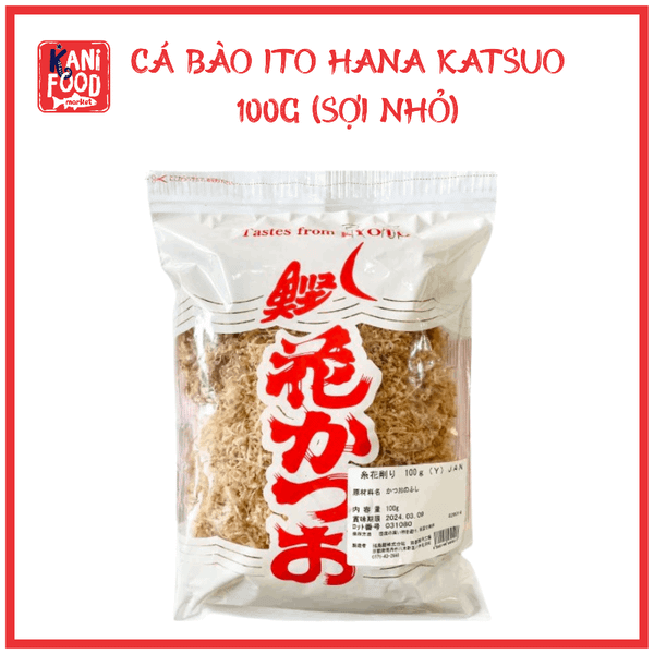 CÁ BÀO ITO HANA KATSUO 100G (SỢI NHỎ)