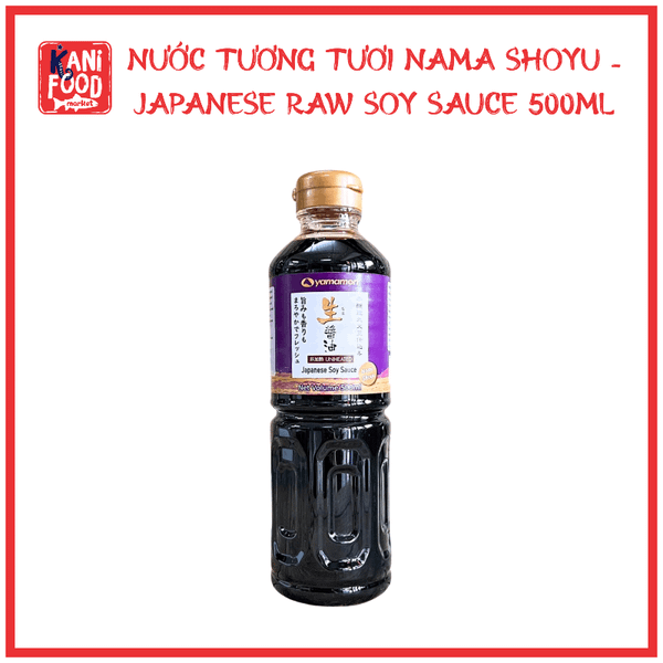 NƯỚC TƯƠNG TƯƠI NAMA SHOYU - JAPANESE RAW SOY SAUCE 500ML