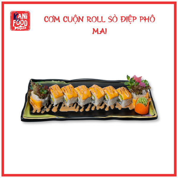 CƠM CUỘN ROLL SÒ ĐIỆP PHÔ MAI