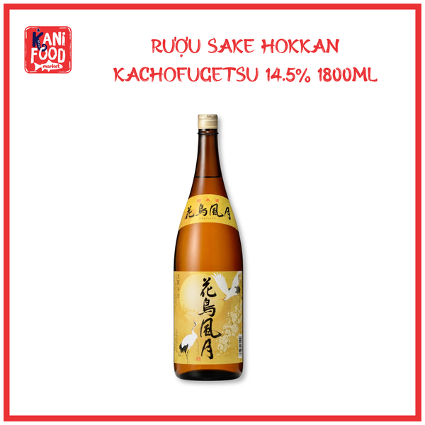 RƯỢU SAKE HOKKAN KACHOFUGETSU 14.5% 1800ML