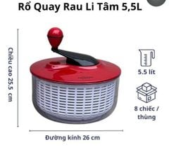 RỔ QUAY RAU LI TÂM (5.5L)