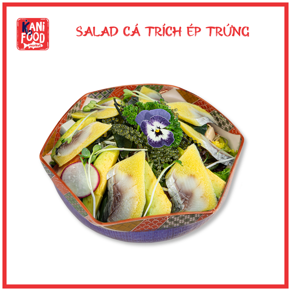 SALAD CÁ TRÍCH ÉP TRỨNG