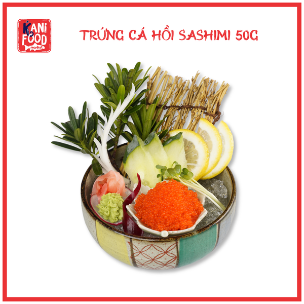 TRỨNG CÁ HỒI SASHIMI