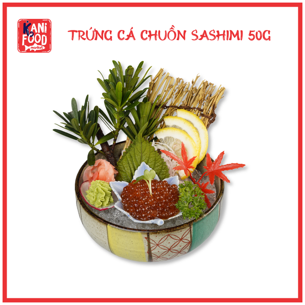 TRỨNG CÁ CHUỒN SASHIMI