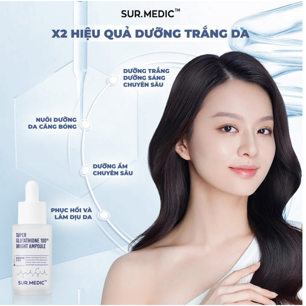Tinh Cht Dng Trng Sur.Medic Super Glutathione 100 Bright Serum 32m   hyphat.vn