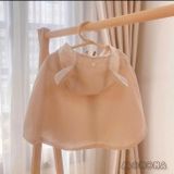  MONONA - Áo Choàng Linen Thêu Kèm Mũ Chắn Giọt Bắn/ Chắn Bụi MNN137 