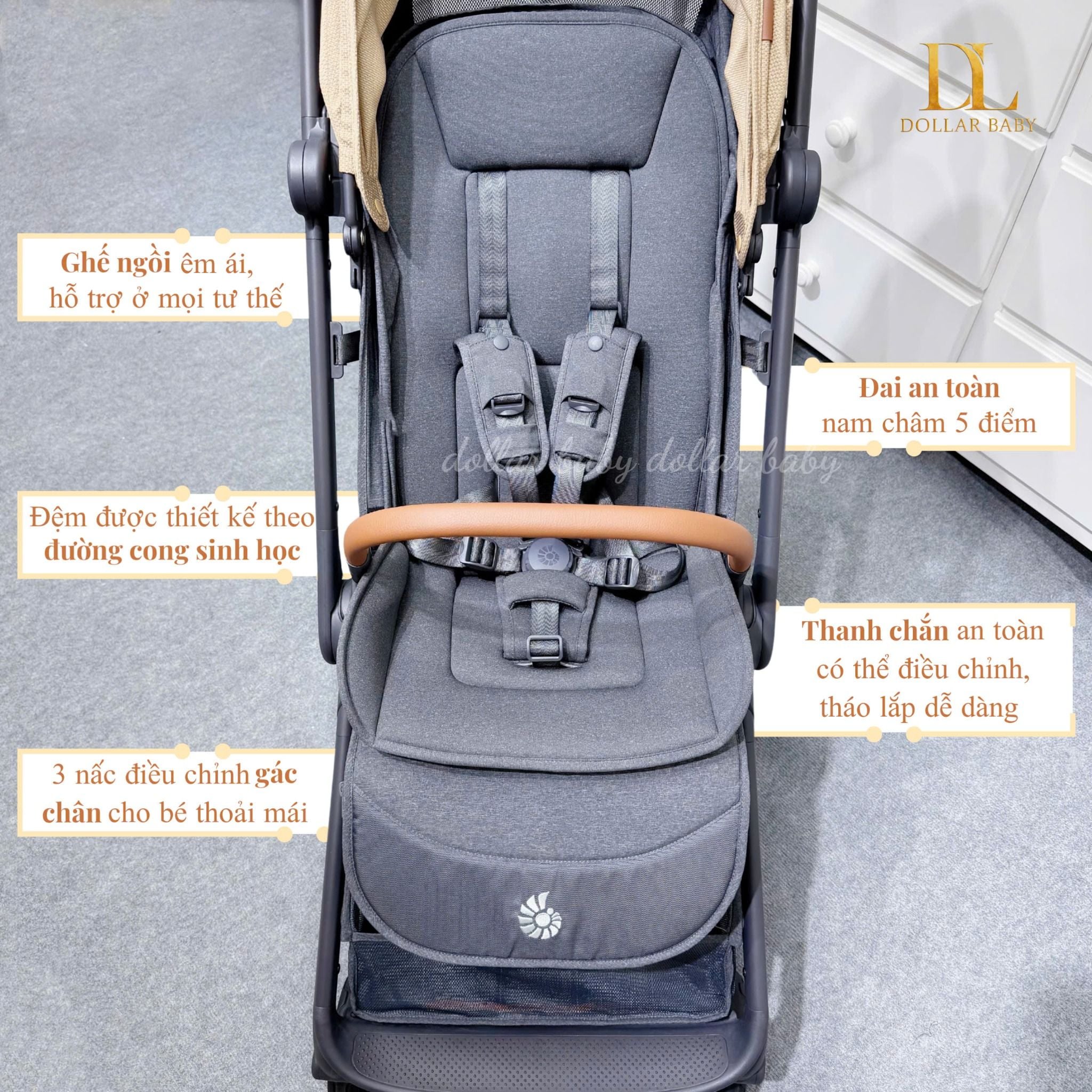  Xe đẩy gấp gọn Ergobaby Metro 3 Deluxe 