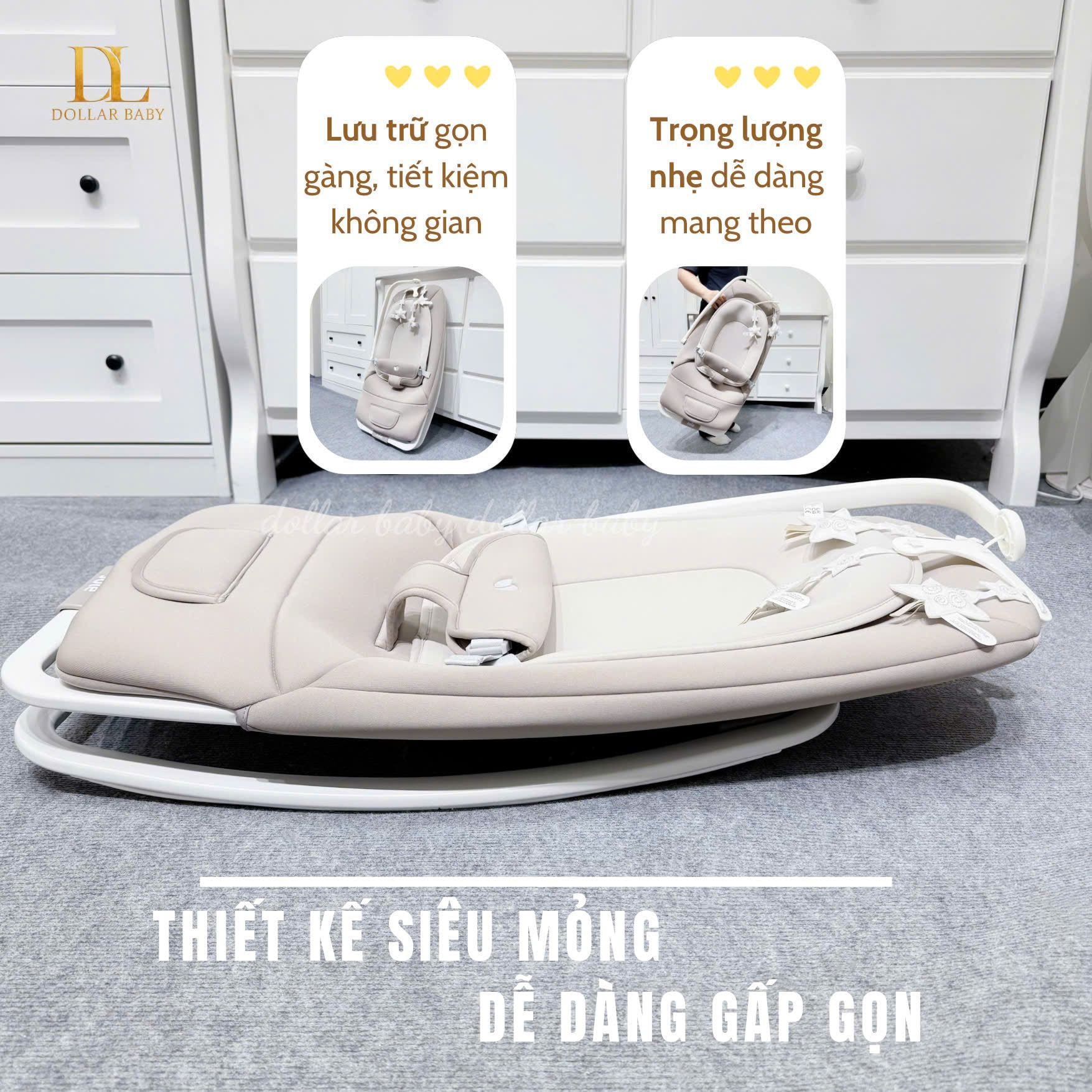  Ghế rung trẻ em Joie Dreamer 