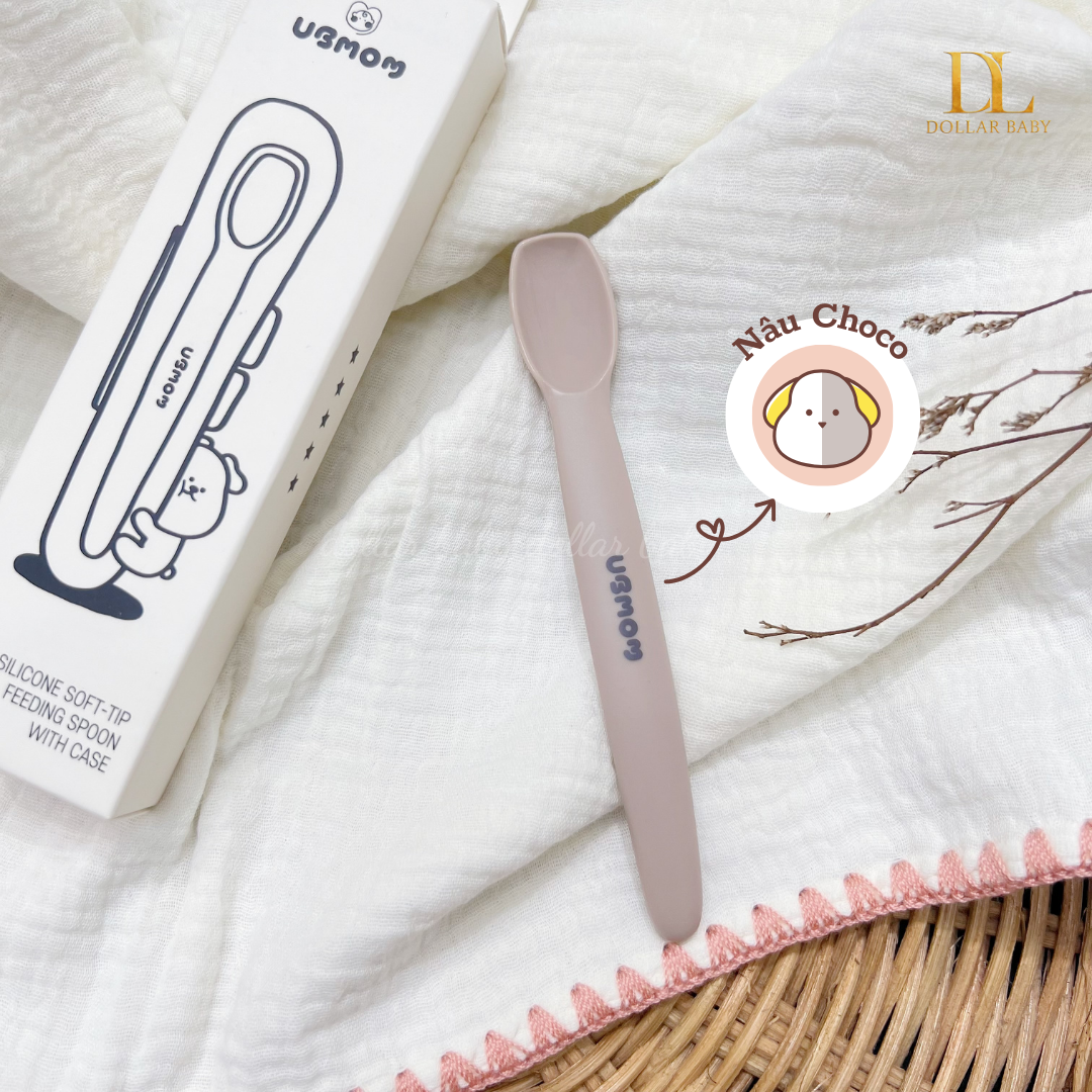  Thìa silicon Ubmom ( có hộp ) 
