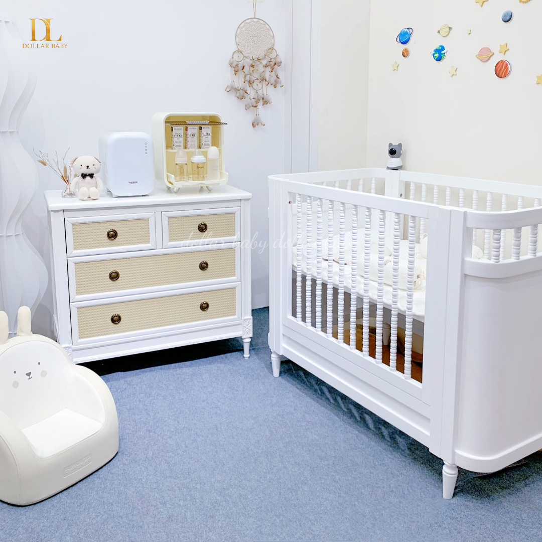  Tủ Gỗ Đựng Quần Áo Cho Bé Delta Madeline 