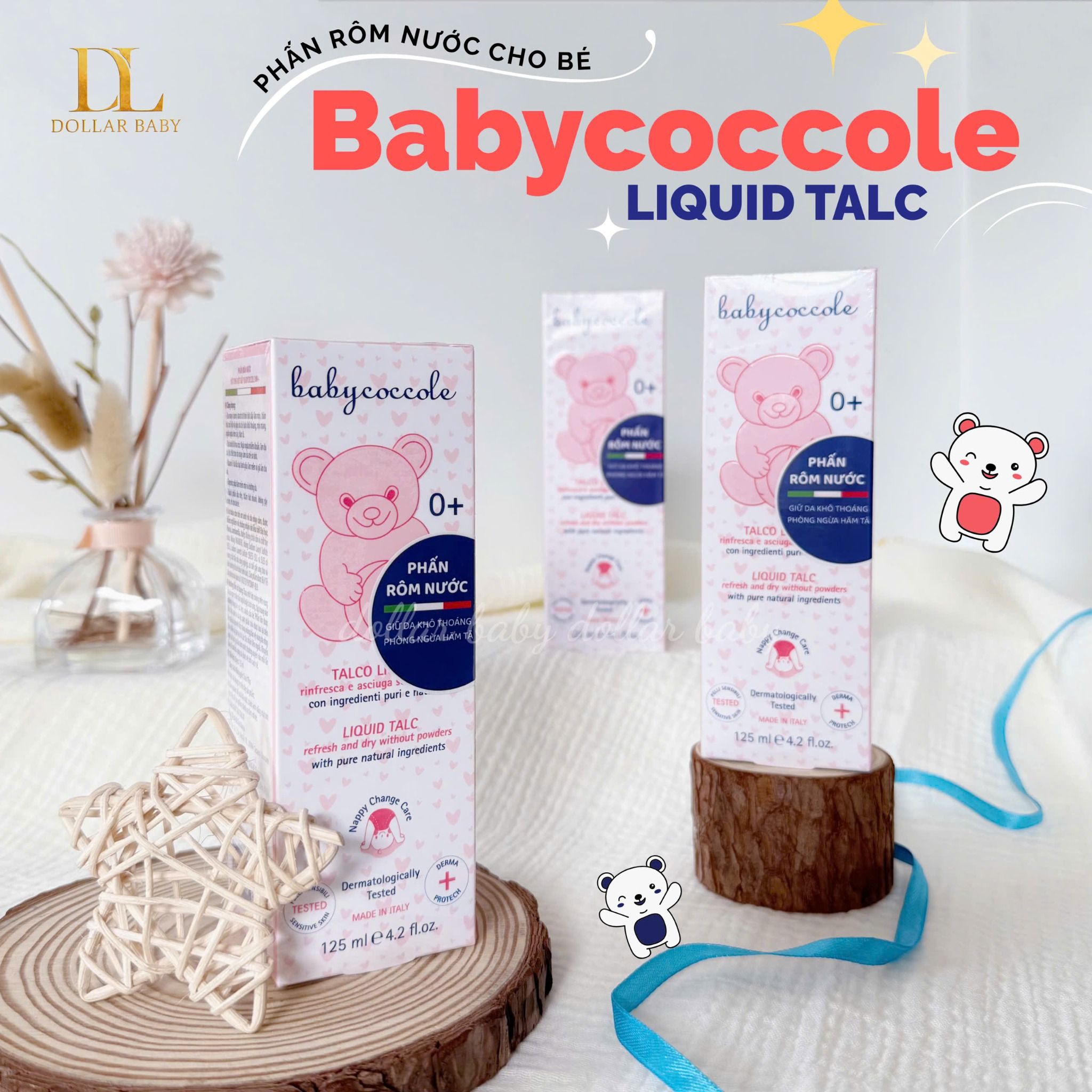  BABYCOCCOLE - Phấn rôm nước 