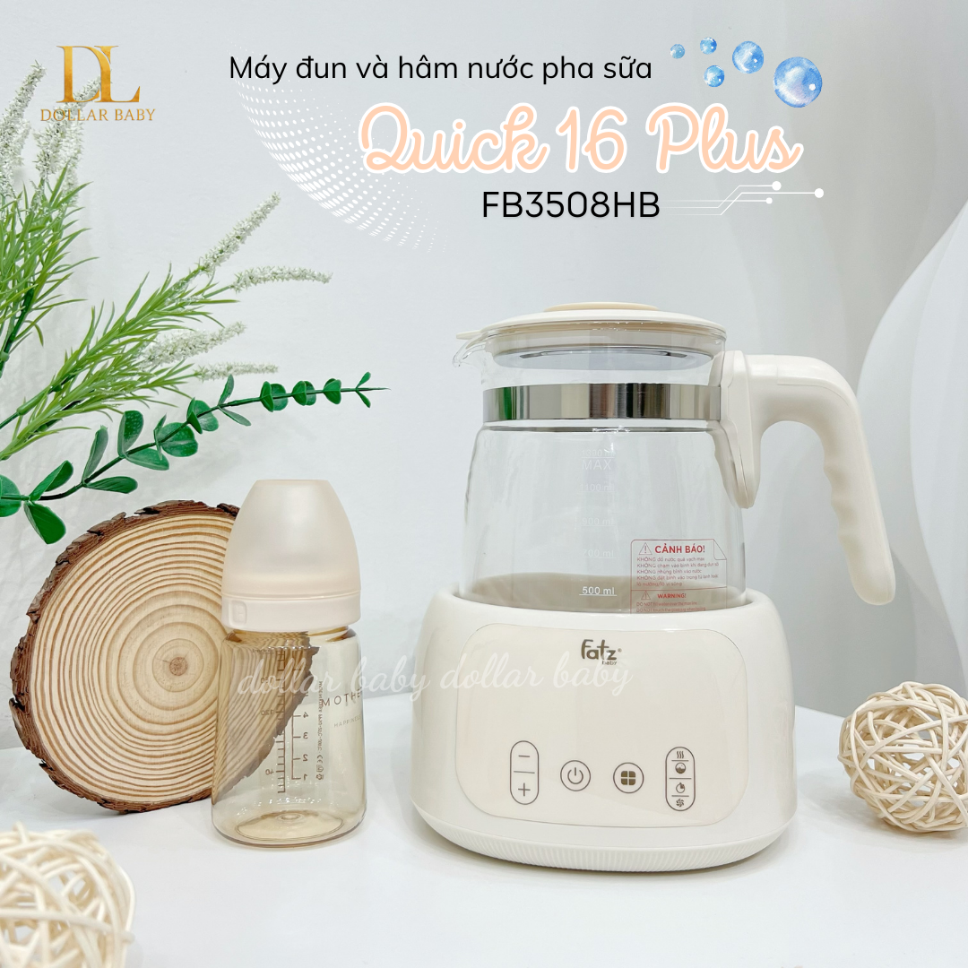  FATZ BABY - Bình Đun Và Hâm Nước Điều Khiển Từ Xa - Quick 16 Plus 