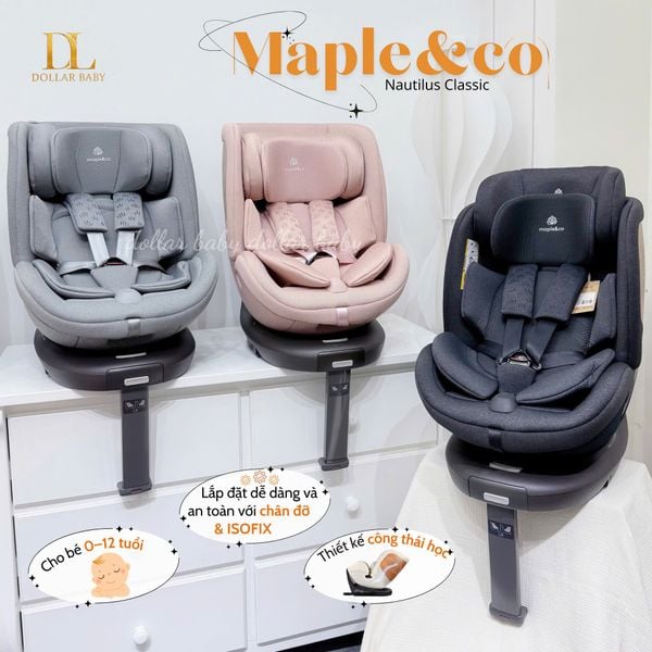  Ghế Ngồi Ô Tô Maple&co Nautilus Classic / 0-7 Tuổi 