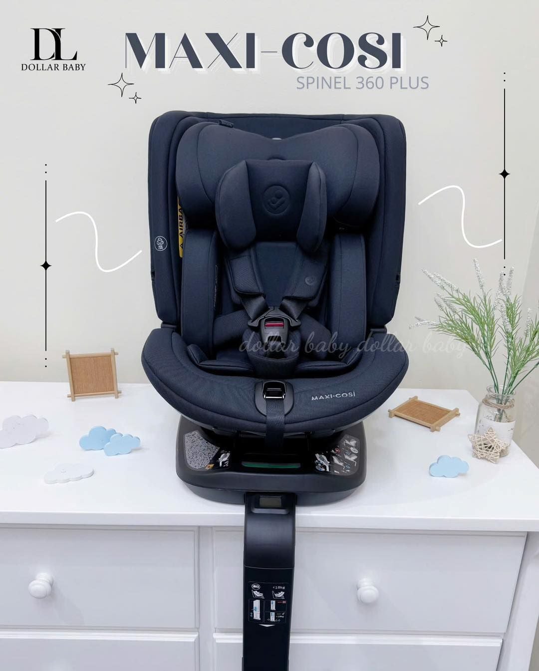  MAXI-COSI - Ghế ngồi ô tô Spinel 360 Plus (0 – 12 tuổi) 