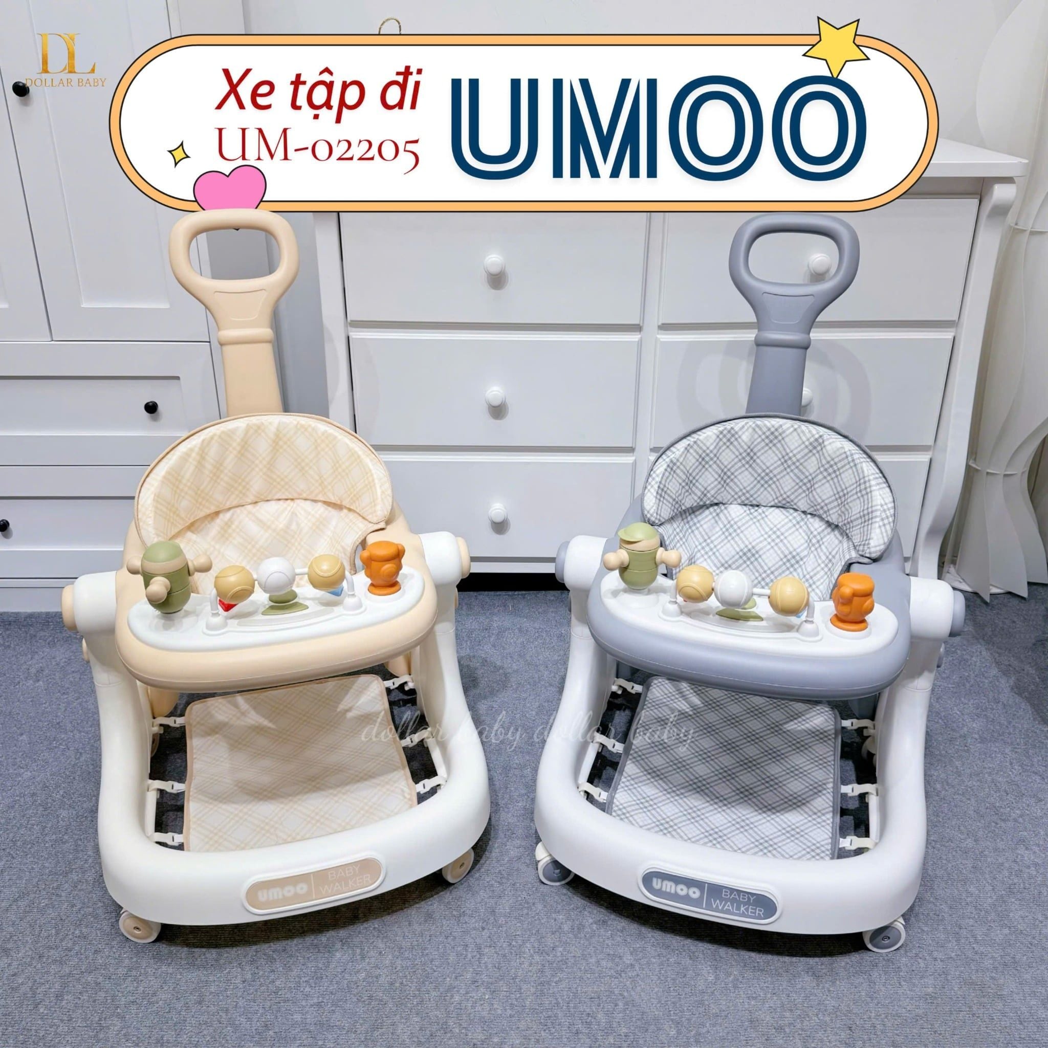  Xe Tập Đi Đa Năng Cao Cấp Umoo UM - 02205 