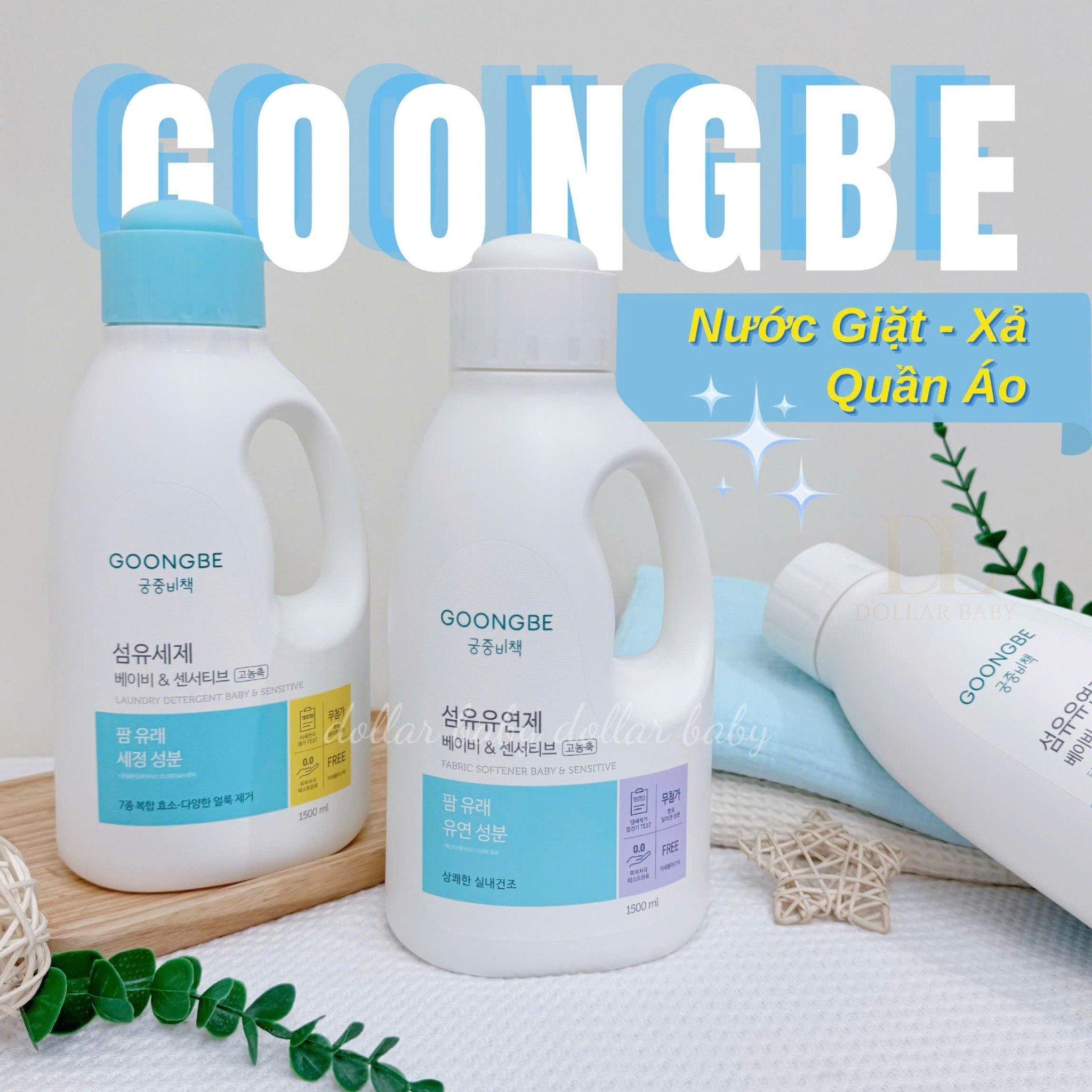  Nước Giặt - Xã Quần Áo cho Trẻ Em Và Da Nhạy Cảm Goongbe 
