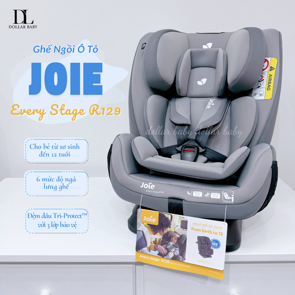  JOIE - Ghế Ô Tô Every Stages R129 cho bé từ 40 - 150cm 