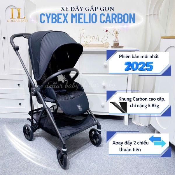  Xe Đẩy 2 Chiều Cybex Melio 3 Carbon 
