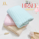  HRNEE - Khăn Xô Nhăn Muslin Size Đại 