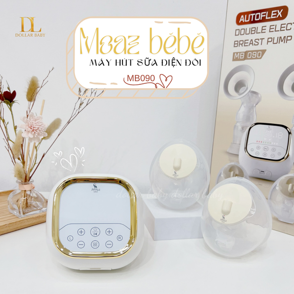  MOAZ BÉBÉ - Máy hút sữa điện đôi - MB090 