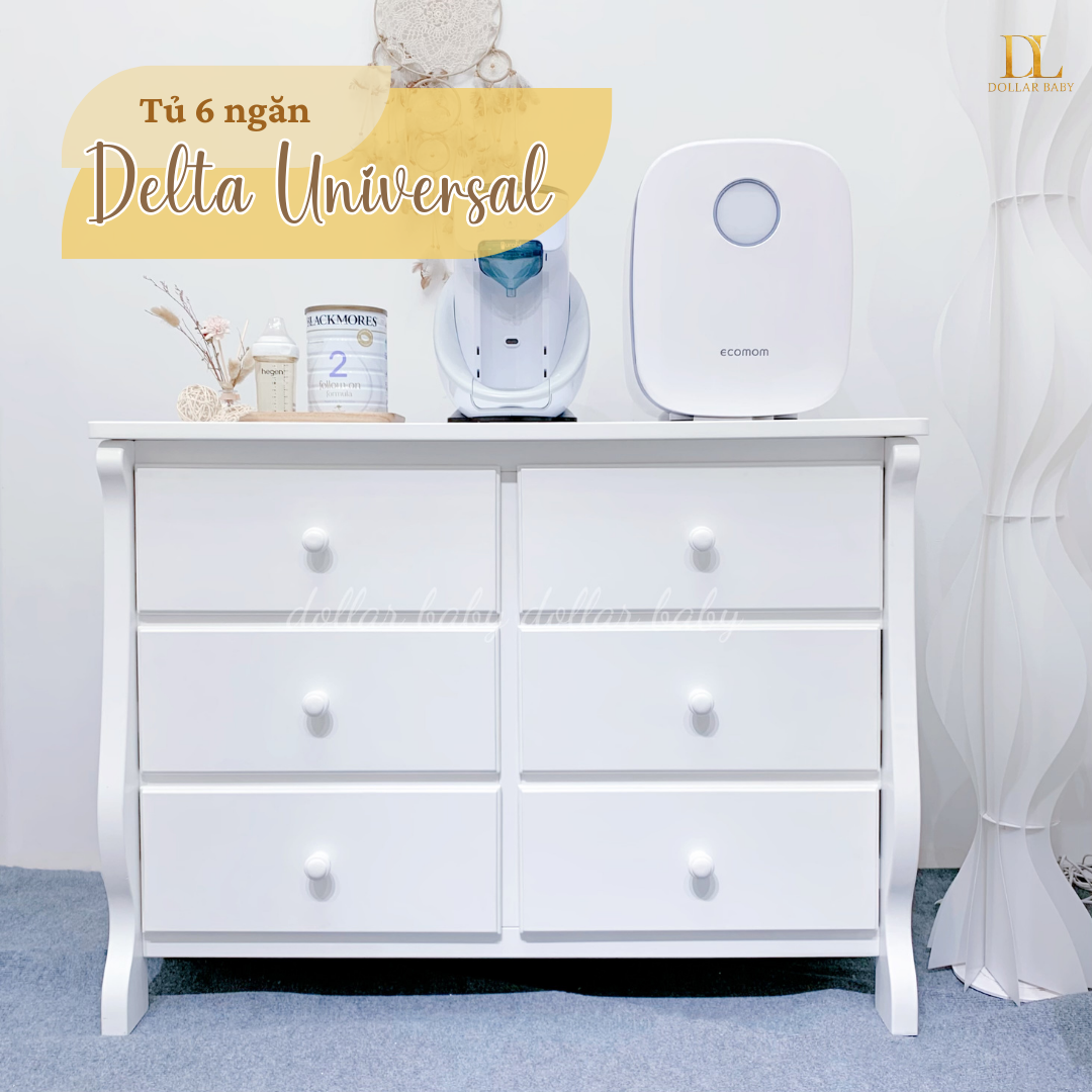  Tủ Gỗ Đựng Quần Áo Cho Bé Delta Universal 