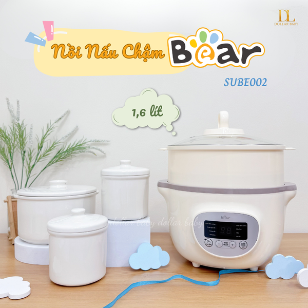  BEAR - Nồi nấu chậm 1,6L - SUBE002 