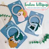  LouLou Lollipop - Vòng 3 Gặm Nướu Silicone Cho Bé 