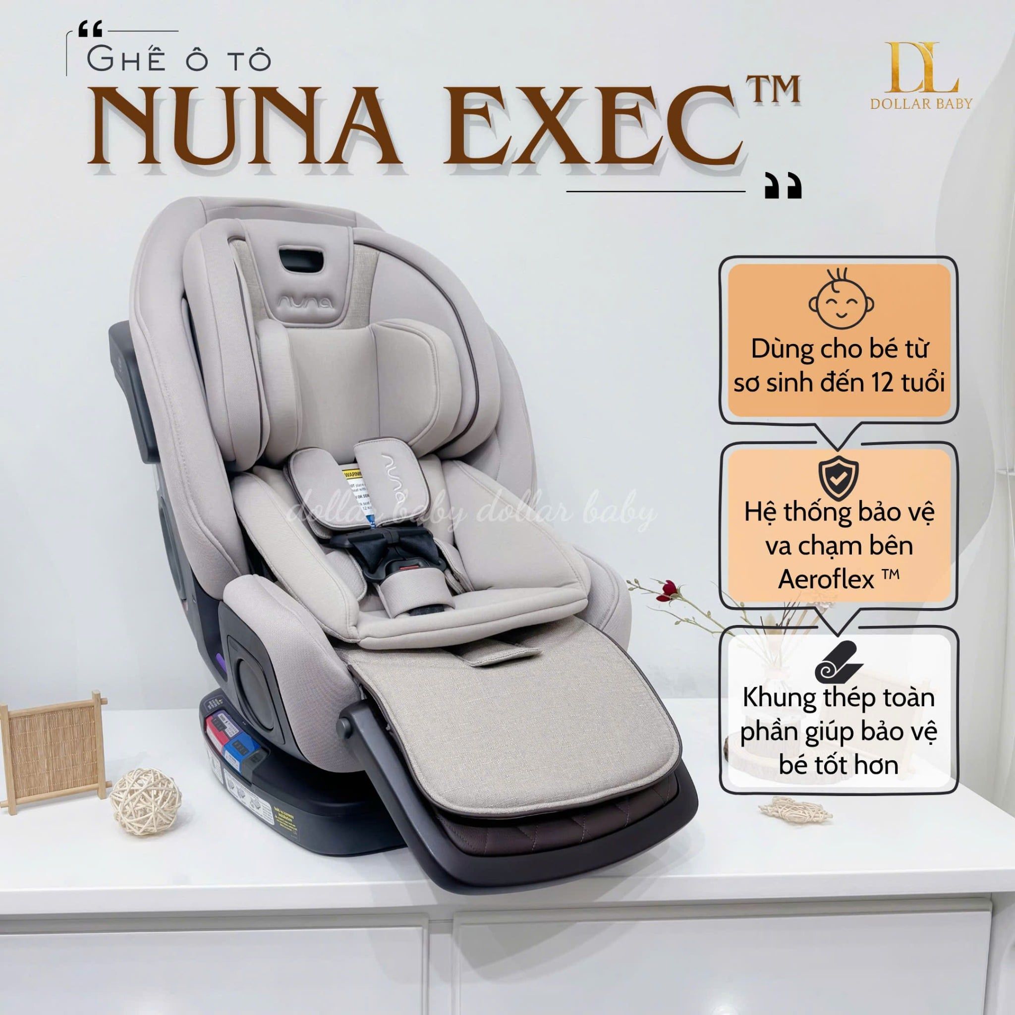  Ghế ô tô Nuna Exec 