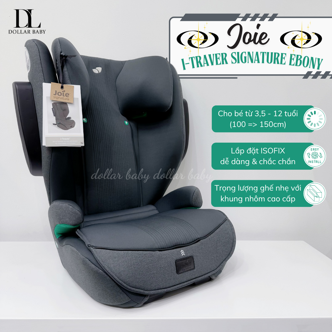  JOIE - Ghế ngồi Ô Tô i-Traver Signature cho bé từ 100 - 150cm 
