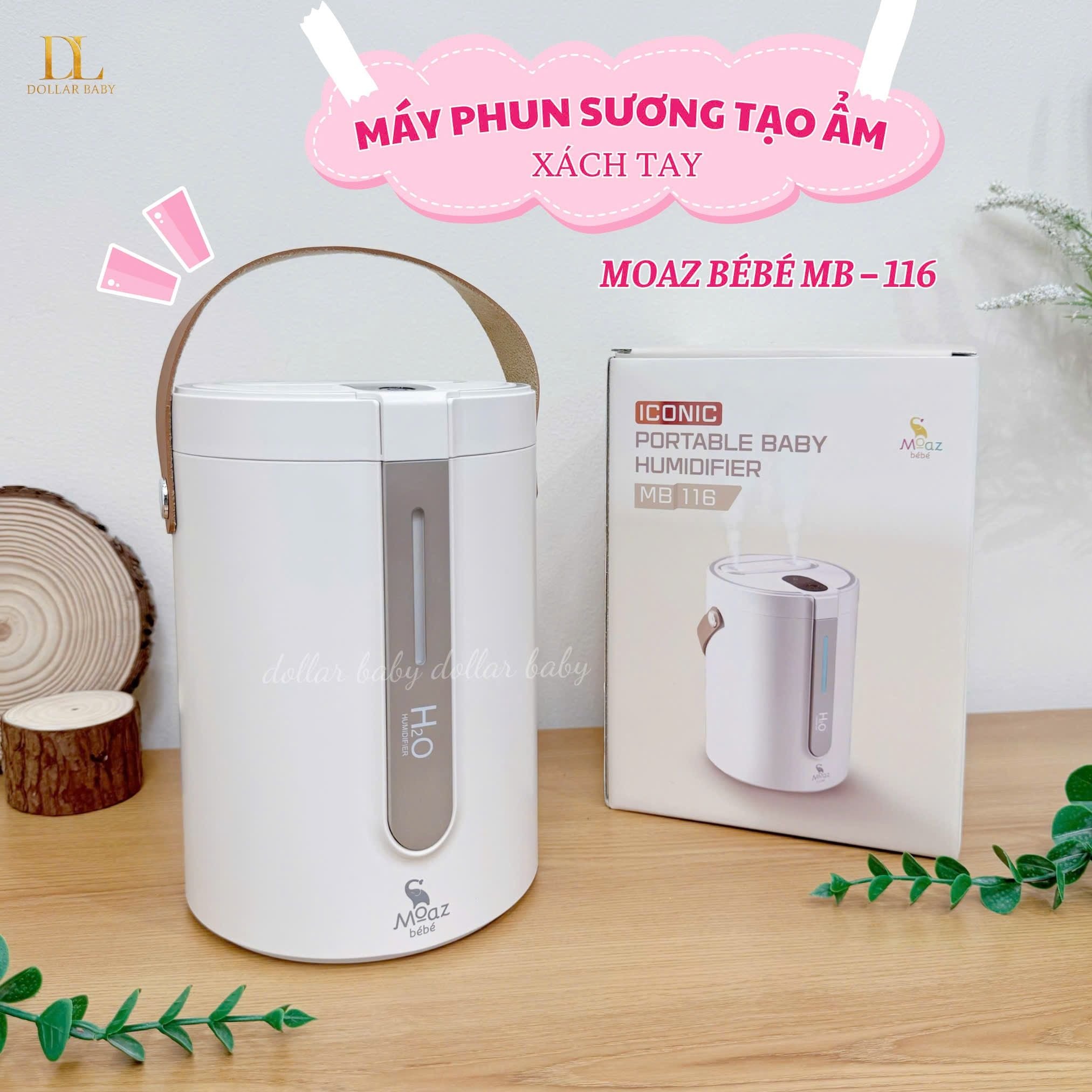  MOAZ BÉBÉ - Máy phun sương tạo ẩm xách tay cho bé - MB116 