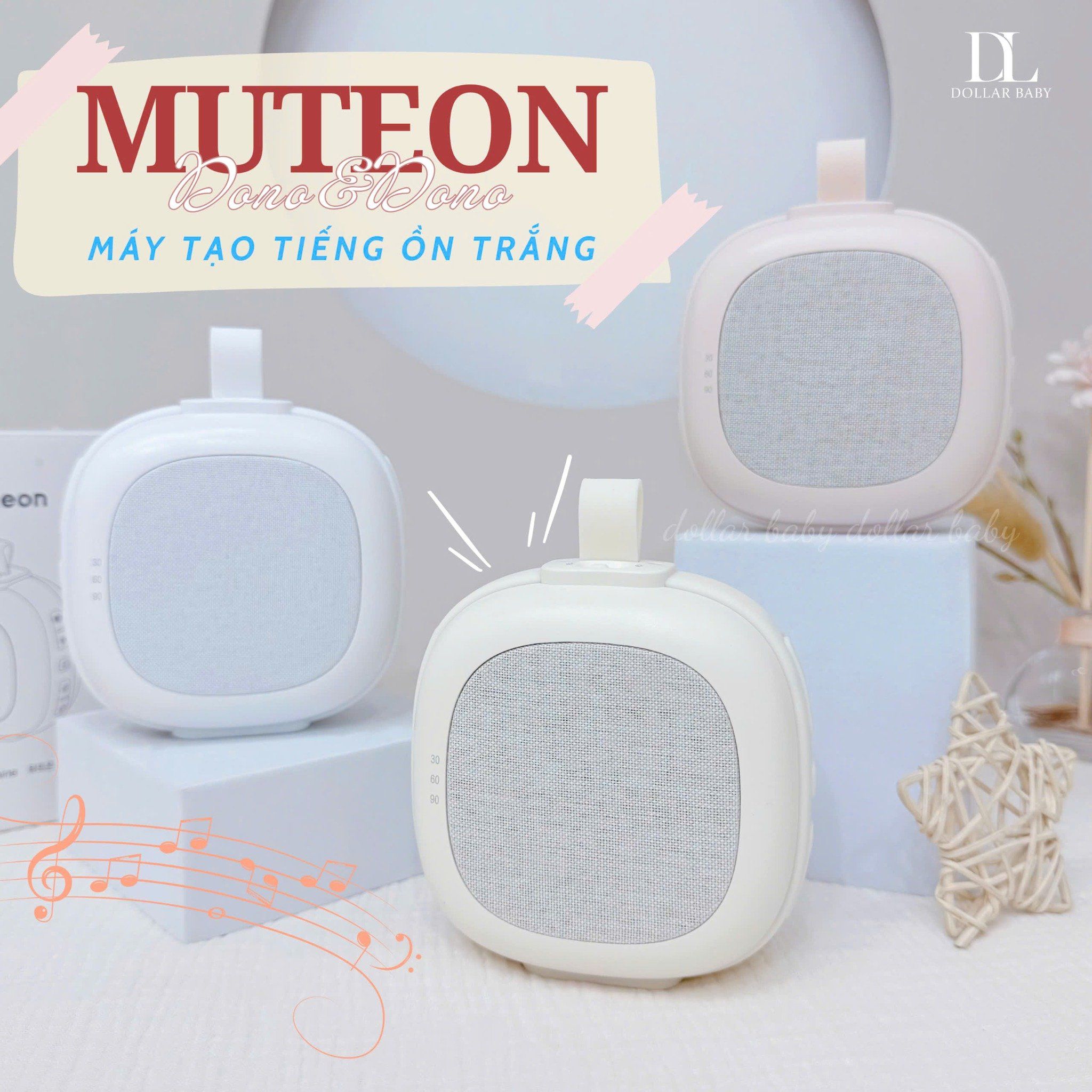  Dono&Dono Muteon - Máy Tạo Tiếng Ồn Trắng 