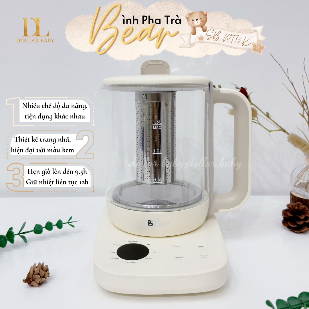  BEAR - Bình đun nước giữ nhiệt - PT15 