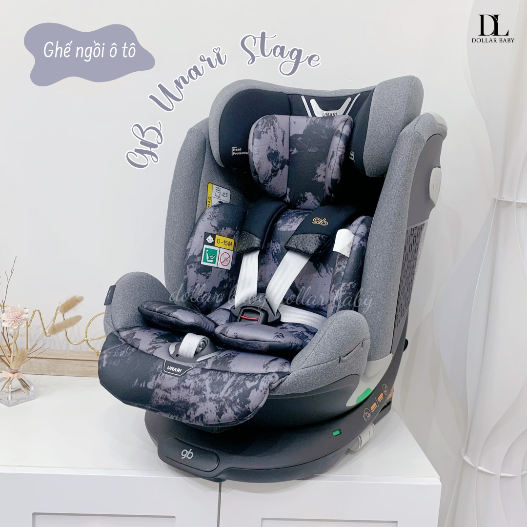  Ghế Ngồi Ô Tô GB Unari Stage 0+1/2/3 (từ 0-12 tuổi) 